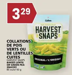 Rachelle-Bery Grocery HARVEST SNAPS BAKED LENTIL OR GREEN PEA SNACKS offer