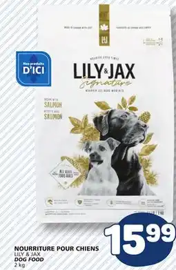 Marché Bonichoix LILY & JAX DOG FOOD offer