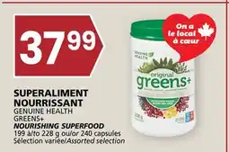 Rachelle-Bery Grocery GENUINE HEALTH GREENS + NOURISHING SUPERFOOD offer