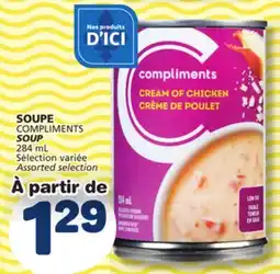 Marché Bonichoix COMPLIMENTS SOUP offer