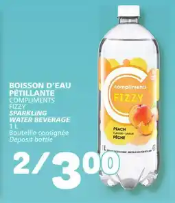 Marché Bonichoix COMPLIMENTS FIZZY SPARKLING WATER offer