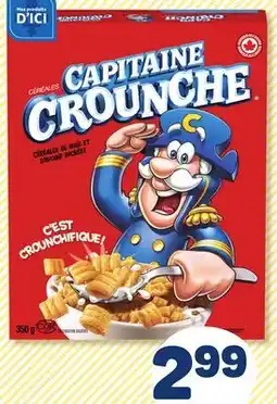 Marché Bonichoix QUAKER (900 g or 1 kg) OR QUAKER (232 to 344 g) CEREAL*, OATMEAL OR INSTANT OATMEAL offer