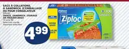 Marché Bonichoix ZIPLOC SNACK, SANDWICH, STORAGE OR FREEZER BAGS offer