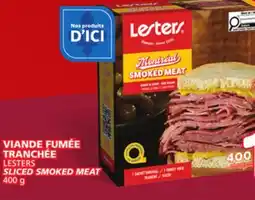 Marché Bonichoix LESTERS SLICED SMOKED MEAT offer