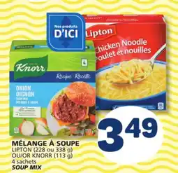 Marché Bonichoix LIPTON (228 ou 338 g) OR KNORR (113 g) offer