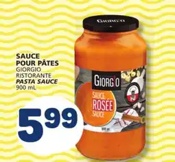 Marché Bonichoix GIORGIO RISTORANTE RISTORANTE PASTA SAUCE offer