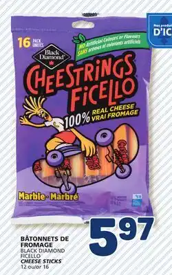 Marché Bonichoix BLACK DIAMOND FICELLO CHEESE STICKS offer