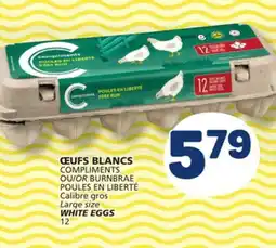 Marché Bonichoix COMPLIMENTS WHITE EGGS offer