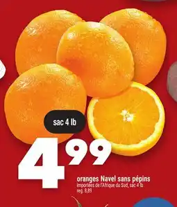 Marche Ami ORANGES NAVEL SANS PÉPINS offer