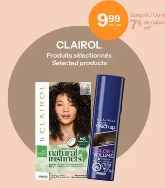 Brunet CLAIROL Produits sélectionnés offer