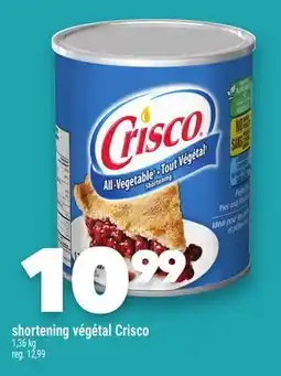 Marche Ami Shortening végétal Crisco offer