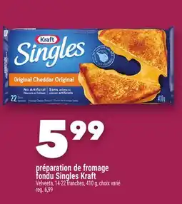 Marche Ami Préparation De Fromage Fondu Singles Kraft offer