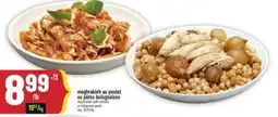 Marché Adonis MOGHRABIEH AU POULET OU PÂTES BOLOGNAISES | MOGHRABIEH WITH CHICKEN OR BOLOGNESE PASTA offer