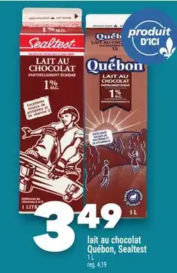 Marche Ami LAIT AU CHOCOLAT QUÉBON, SEALTEST offer