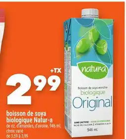 Marche Ami BOISSON DE SOYA BIOLOGIQUE NATUR‑A offer