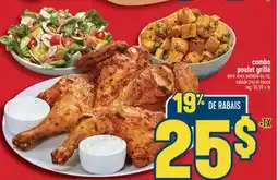 Marché Adonis Combo Poulet Grillé Servi Avec Patates Ou Riz, Salade (M) Et Sauce offer