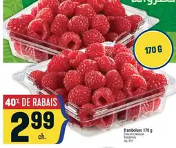 Marché Adonis FRAMBOISES | RASPBERRIES offer