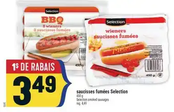 Marché Adonis SAUCISSES FUMÉES SELECTION | SELECTION SMOKED SAUSAGES offer