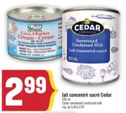 Marché Adonis LAIT CONCENTRÉ SUCRÉ CEDAR | CEDAR SWEETENED CONDENSED MILK offer