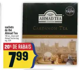 Marché Adonis SACHETS DE THÉ AHMAD TEA | AHMAD TEA TEA BAG offer