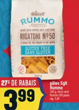 Marché Adonis PÂTES SGLT RUMMO | RUMMO GLTF PASTA offer