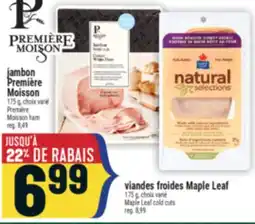 Marché Adonis Viandes froides Maple Leaf | Maple Leaf cold cuts offer