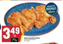 Marché Adonis PILONS DE POULET MARINÉS ADONIS | ADONIS MARINATED CHICKEN DRUMSTICK offer