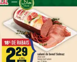 Marché Adonis SALAMI DE BOEUF SOLMAZ | SOLMAZ BEEF SALAMI offer