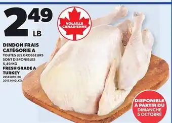 Provigo FRESH GRADE A TURKEY offer