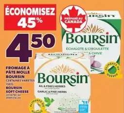 Provigo BOURSIN SOFT CHEESE, 150 G offer