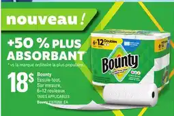 Provigo BOUNTY, 6=12 ROULEAUX offer
