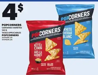 Provigo POPCORNERS, 142 G offer