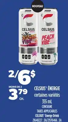 Provigo CELSIUS ENERGY DRINK, 355 ML offer