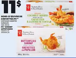 Provigo PC SHRIMP APPETIZERS, 340-454 G offer