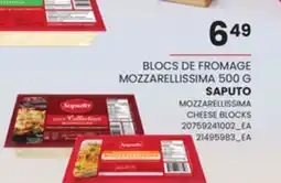 Provigo SAPUTO MOZZARELLISSIMA CHEESE BLOCKS, 500 G offer