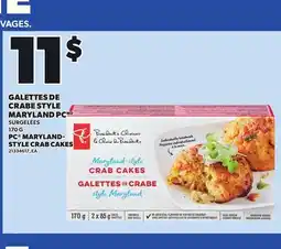 Provigo PC MARYLAND- STYLE CRAB CAKES, 170 G offer