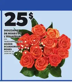 Provigo ECUADORIAN ROSES, DOZEN offer