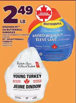 Provigo PC OR BUTTERBALL TURKEYS offer