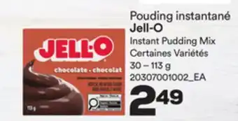 Provigo JELL-O INSTANT PUDDING MIX, 30 – 113 G offer