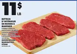 Provigo INSIDE ROUND MARINATING STEAK offer
