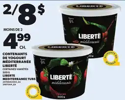 Provigo LIBERTE MEDITERRANEE TUBS, 500 G offer