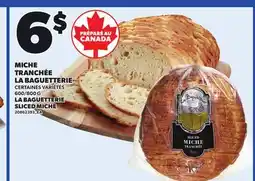 Provigo LA BAGUETTERIE SLICED MICHE, 600/800 G offer
