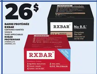 Provigo RXBAR PROTEIN BAR, 12X52 G offer