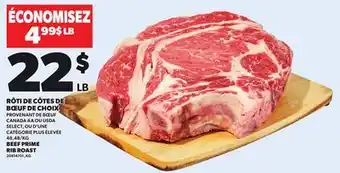 Provigo BEEF PRIME RIB ROAST offer