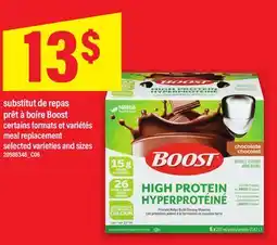 Maxi SUBSTITUT DE REPAS PRÊT À BOIRE BOOST | MEAL REPLACEMENT offer