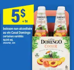 Maxi BOISSON NON ALCOOLISÉE AU VIN CASAL DOMINGO offer