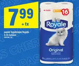 Maxi PAPIER HYGIÉNIQUE ROYALE, 8 = 16 ROULEAUX offer