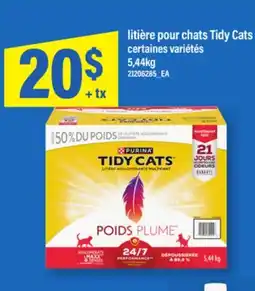 Maxi LITIÈRE POUR CHATS TIDY CATS, 5,44kg offer
