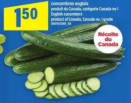 Maxi CONCOMBRES ANGLAIS | ENGLISH CUCUMBERS offer