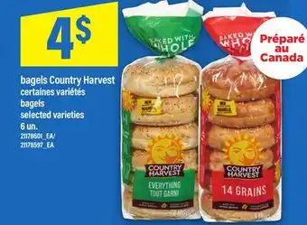 Maxi BAGELS COUNTRY HARVEST | BAGELS, 6 UN offer